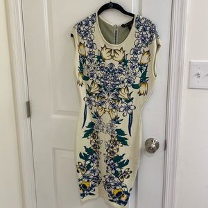 BCBG Floral Scuba Dress